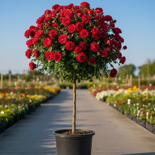 Роза штамбовая купить