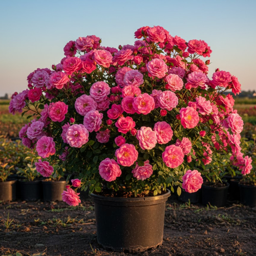 Роза Флорибунда Калинка купить