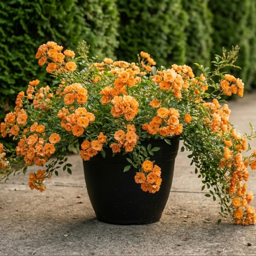 Роза почвопокровная Оранж Морсдаг купить